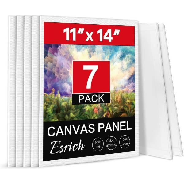 Canvas Panels for Painting, 7 Pack